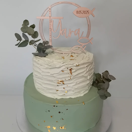 Kommunion- und Konfirmationstorte Nr. 8