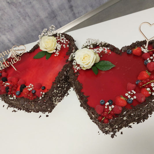 Hochzeitstorte Nr. 10 Doppelherz