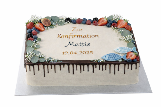 Kommunion- und Konfirmationstorte Nr. 11